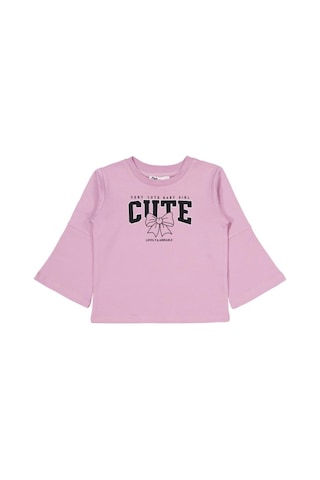Civil Girls Cute Fiyonk Baskılı 2-5 Yaş Takım - Pembe