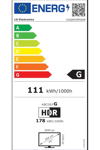 LG 65QNED9MA6B.APD 65" 165 Ekran 4K Uhd Webos Smart Mini LED TV