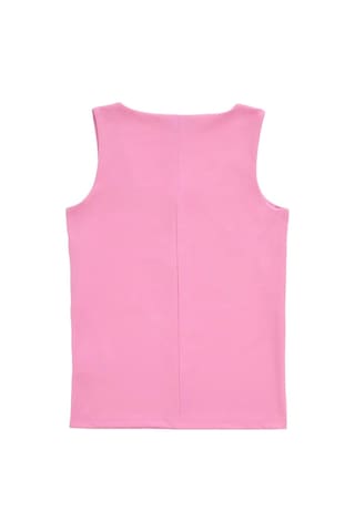 Olla Collection Kalın Askılı Basic Bluz Pembe Pembe