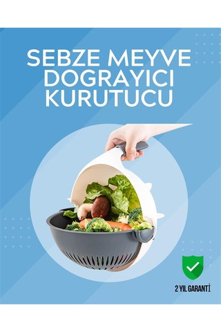 Yamanhobi Süzgeçli Hazneye Sahip Çok Amaçlı Rende Ve Dilimleyici Çok Renkli