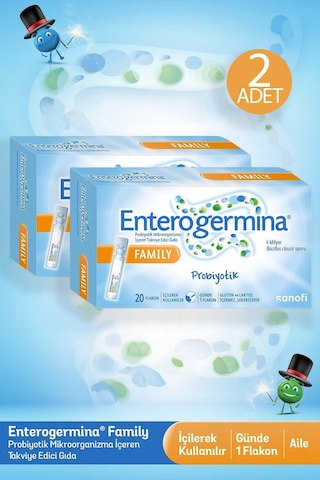 Enterogermina Family 5 Ml X 20 Flakon 2 Adet