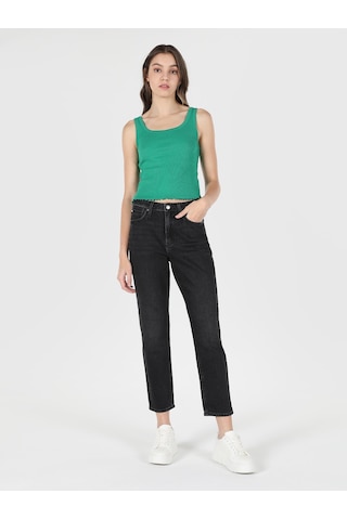 Colin's 891 Maya Slim Fit Orta Bel Daralan Paça Siyah Kadın Pantolon CL1062508_Q1.V1_DN42392