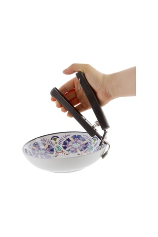 Sones Ev Kamp Yürüyüş Anti-sıcak Anti-haşlanma Pot Kase Tava Kase Tutucu Tencere Pişirme Piknik Kol Tutucu Taşıyıcı Kolu Klip Kelepçe Çok Renkli