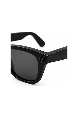 Kameralı Akıllı Güneş Gözlüğü Smart Glasses Siyah Şık Tasarım