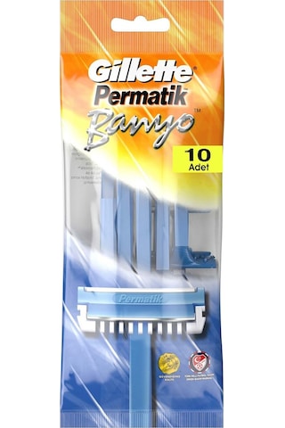 Gillette Permatik Banyo 10 Lu X 4 Paket