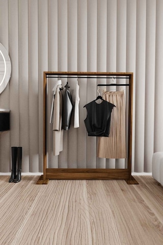 Decormet Salvitor Elbise Askısı Ceviz Diğer