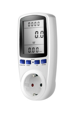Wattmetre Enerji Tüketim Sarfiyat Ölçer Ölçüm Priz 230V-3680W-16A