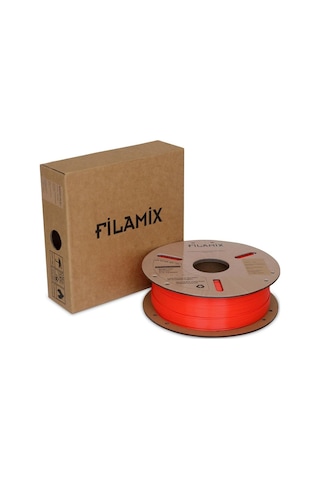 Filamix Tpu Kırmızı Filament 1.75 Mm 1 Kg - Esnek, Dayanıklı 3d Yazıcı Malzemesi