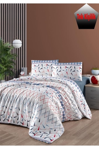 Mulberry Casual Pazen Flanel Kışlık Tek Kişilik Nevresim Takımı