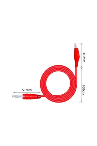 P1038 4mm Banana - Krokodil Multimetre Kablosu