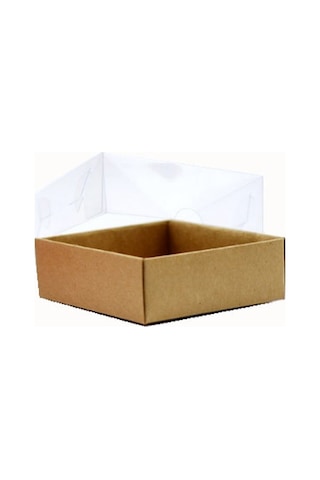 Kraft Renkli Asetat Kutu 8x8x3 Cm 500 Adet Diğer