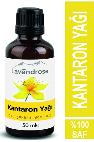 Lavendrose %100 Saf Hücre Yenilemeye Yardımcı Sarı Kantaron Çiçeği Yağı 50 ML