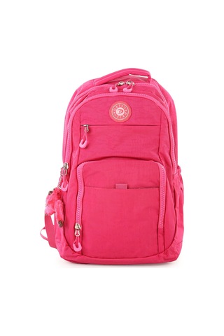 Bizoon Np291 Unisex Su Geçirmez Kumaş Günlük Okul Seyahat Pembe Sırt Çantası