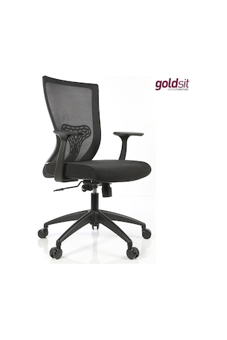 Dekofis Goldsit Çalışma Koltuğu Fileli
