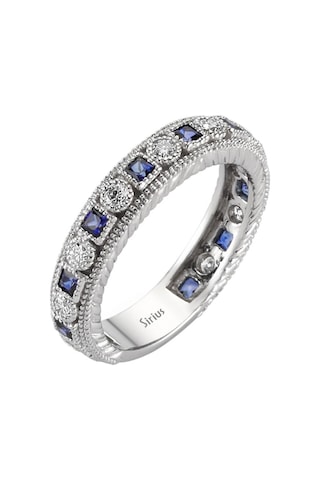 Sirius Pırlanta Ve Safir Taşlı Tamtur Yüzük 0815R0084