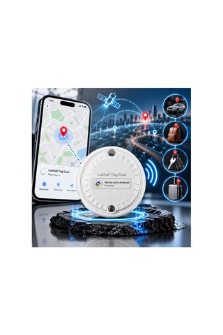 Gp Loshhall Smart Finder Akıllı Takip Cihazı - Android Uyumlu Smart Tag Beyaz