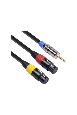 Sones Tc194buxk107yr-30 3,5 Mm Erkek - Çift Canon Dişi Ses Kablosu