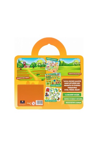 Manyetik Çiftlik Oyunu 87 Parça Sticker Manyetik Hayvanlar Sebzeler C Ocuk Eg İtici Set