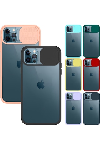 Apple Uyumlu iPhone 12 / 12 Pro Kilif Palm Kamera Koruma Kapakli Silikon 514447548