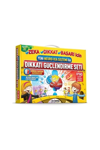 Dikkati Güçlendirme Seti - Yeni Neuro Via Sistemi Ile 8 Yaş