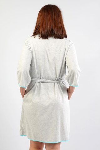Vienetta Kadın Büyük Beden Kapri Kol Mint Sabahlık C0t2n1601 001