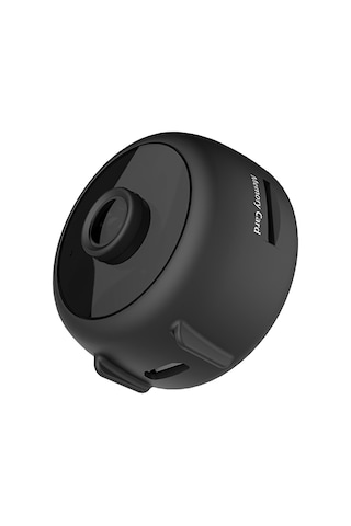 Mufunye Siyah Akıllı Ev İzleme Kamerası - Kablosuz Wifi, 1080p Hd, 150 Geniş Açı, Gece Görüşü, Hareket Algılama, Dahili Li-poly Batarya