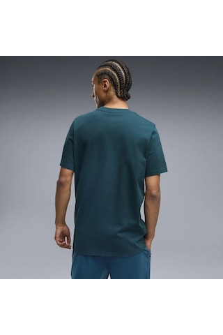 Puma Ferrari Tonal Shield Tee Yeşil Erkek T-shirt