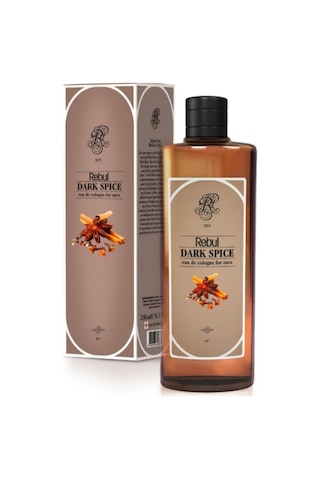 Rebul 80 Derece Dark Spice Kolonya Cam Şişe 12 x 250 ML