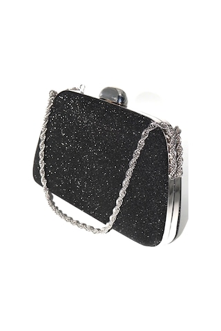 Keeba Palsim Siyah Abiye Çanta. Clutch Siyah Simli Gece Çantası. Abiye Çanta Siyah. Siyah Abiye Çantası. GÜMÜŞ