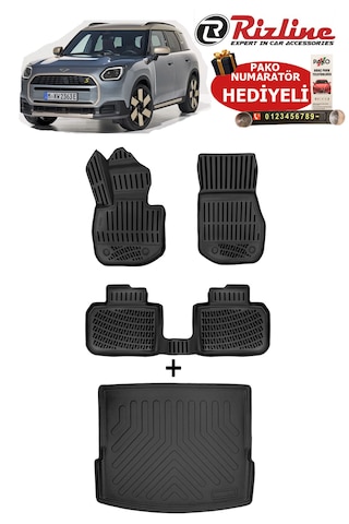 Mini Countryman Elektrikli 2024-2025-2026 Havuzlu Paspas Ve Bagaj Havuzu Seti
