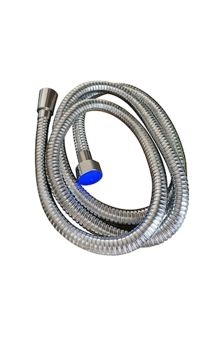 Rudi Armatür Lüx Krom Kaplama 150 Cm Spiral Duş Hortumu Gri
