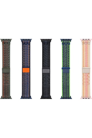 Watch Ultra 49mm Krd-91 Mkst Hasır Kordon Strap Kayış - Veiled Gray