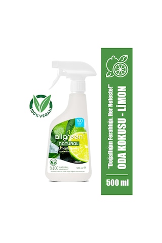 Allgreen Limon Kokulu Oda Kokusu Sprey 500 ML