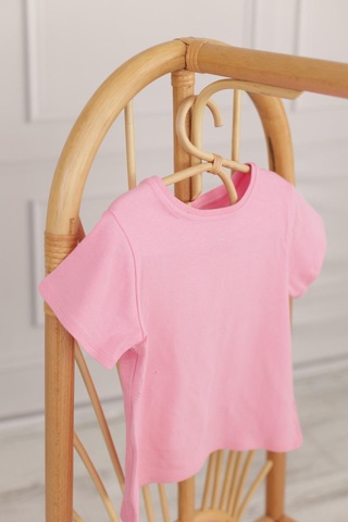 Şehrazat Handmade Tasarım Pamuklu Çocuk Tişört Pembe