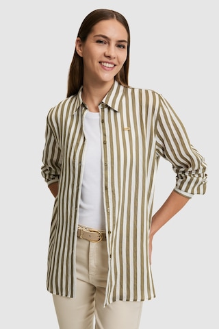 U.s. Polo Assn. Kadın Haki Gömlek Desenli 50324736-vr027