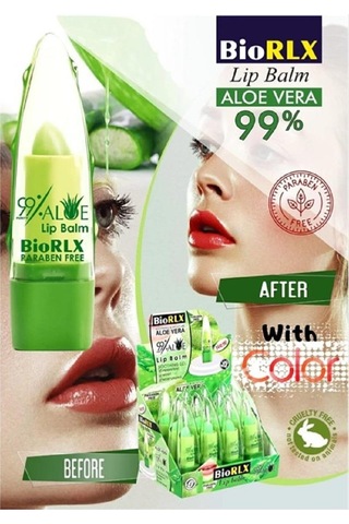 Biorlx Aloe Vera Dudak Bakım Kremi - Renksiz 3,5 Gr