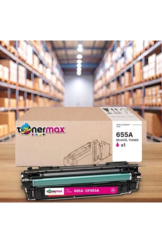 Hp 655a Cf453a Kırmızı Uyumlu Toner - Çipli / Color Laserjet Enterprise M652 / M653 / Mfp M681 / M682