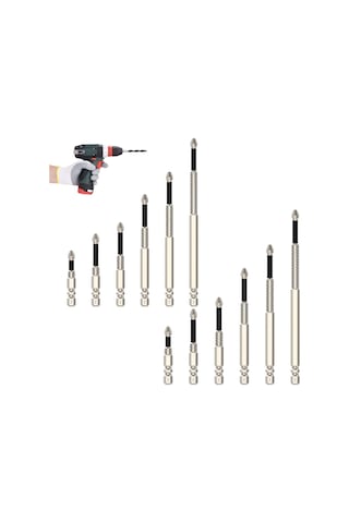 Slideach Manyetik Tornavida Bitleri, Yüksek Manyetik Tornavida Matkap Ucu Seti, Slidereach Matkap Ucu Altı Parçalı Setc, 2set