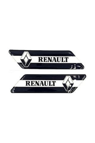 Damla Sticker Renault Dizayn Tasarım Çamurluk Logosu - Çamurluk Logosu Renault