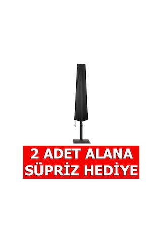 Indirimsmart Bundera Nappe Su Geçirmez Plaj Bahçe Şemsiyesi Koruma Örtüsü