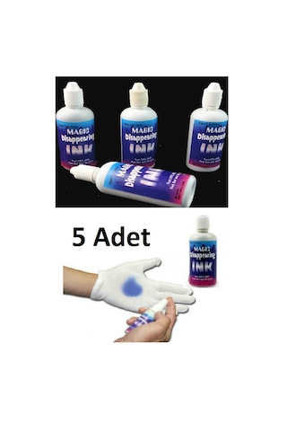 5 Adet Sihirli Şaka Mürekkebi Çok Renkli
