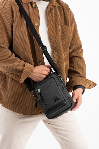M 422 Mega Bag Erkek Portföy Omuz Çantası Siyah-siyah
