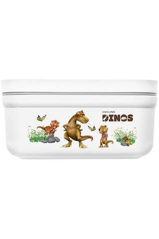 Zwilling Fresh & Save Dinos Vakumlu Yemek Taşıma Kabı S Boyut 0,50 L Beyaz-gri Zw-368145010 Zwilling Çok Renkli