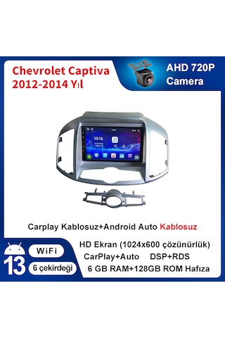 Chevrolet Captıva 2012-2014 Carplay Navigasyon 6gb Ram 128gb Rom