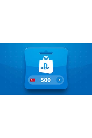 Playstation Network 500 Tl Hediye Kartı Gift Card