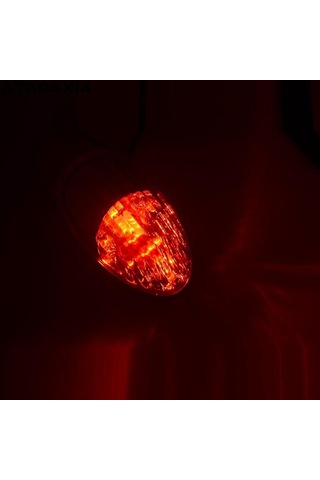 Yifomall Honda Shadow İçin Parlak Kırmızı Arka Fren Ve Stop Lambası - 12v Motosiklet Aydınlatma