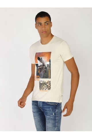 Roberto Cavalli Erkek Tshirt /M.Rob.0421.14024 Bej