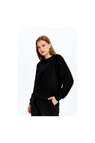 Defys Kadın Basic Sweat Siyah