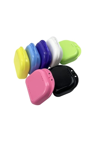 10 Adet Protez Banyo Saklama Kutusu Sahte Diş Ortodonti Tutucu Kılıf Ağız Koruyucusu Konteyner Plastik Organizatör Ağız Hijyeni Araçları