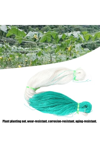 Gajeena Sebze Ve Bitki Tırmanma Desteği Ağı - 2x100m Plastik Malzeme - Bahçe, Seracılık Ve Ziraat İçin Dayanıklı, Korozyon Ve Yaşlanmaya Dirençli